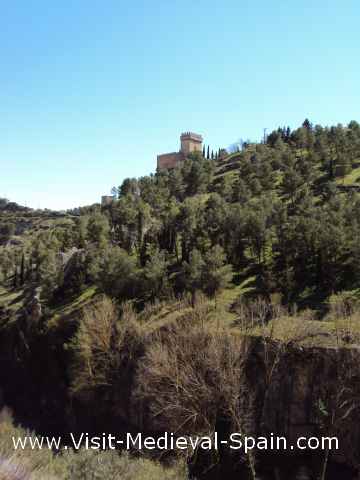 The 14th century Parador of Alarcon, Spain