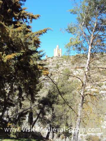 Defensive tower Alarcon, Spain