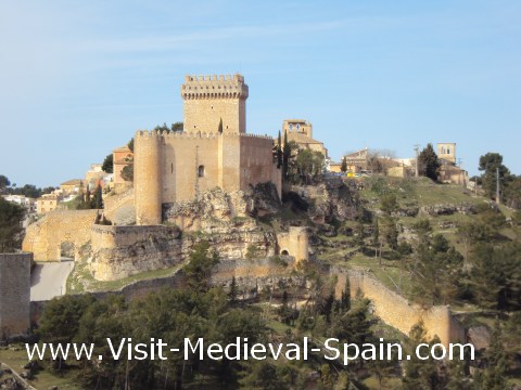 The medieval castle at Alarcon, Spain