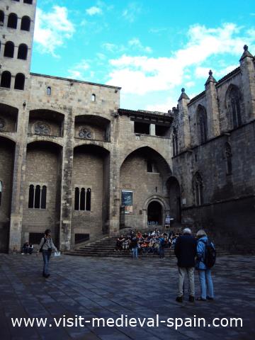 The Barcelona history museum - Placa del Rei.