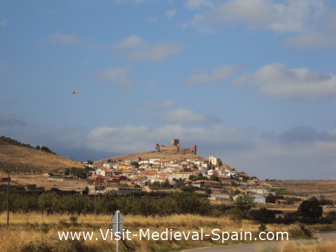 The Medieval Castle and village of Trasmos in the Sierra de Moncayo near Zaragoza, Spain