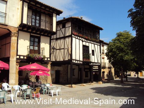 A timber framed medieval house