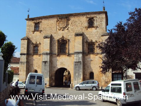 Impressive stone entrance gate