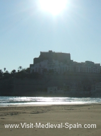 The castle and beach at Peniscola